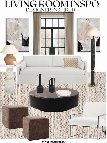 MODERN NEUTRAL LIVING ROOM INSPO
MARBLE, accent chair, modern sofa, abstract wall art, table lamp, floor lamp, coffee table, velvet, ottomans, area rugs, look for less, designer inspired, modern home, McGee and co, west elm, Amazon home, target style, cb2, living room furniture, side table, end table

#LTKhome #LTKstyletip #LTKsalealert