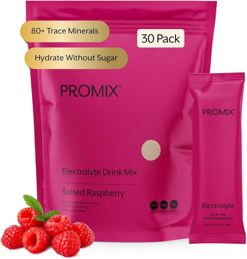 ProMix Nutrition Electrolytes Powder Hydration Packets - Himalayan Pink Salt, Magnesium, Potassiu... | Amazon (US)
