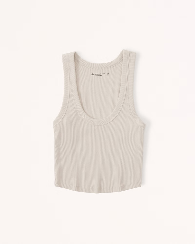 Essential Scoopneck Tank | Abercrombie & Fitch (US)
