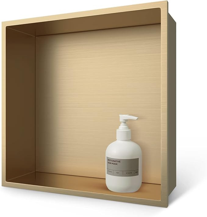 MERRANOX Shower Niche,Stainless Steel Shower Niche,Recessed Niche Shower for Bathroom Storage,no ... | Amazon (US)