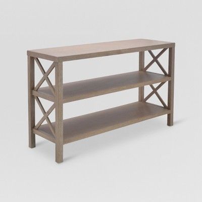 Owings Console Table with 2 Shelves Rustic - Threshold&#8482; | Target