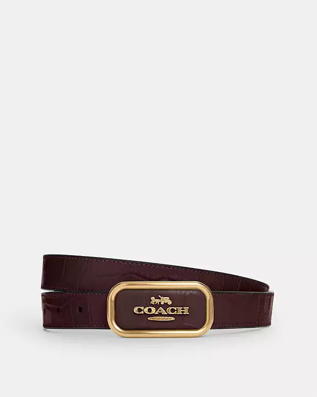 Signature Buckle Cut To Size Morgan Belt, 25 Mm
 | Coach Outlet US
