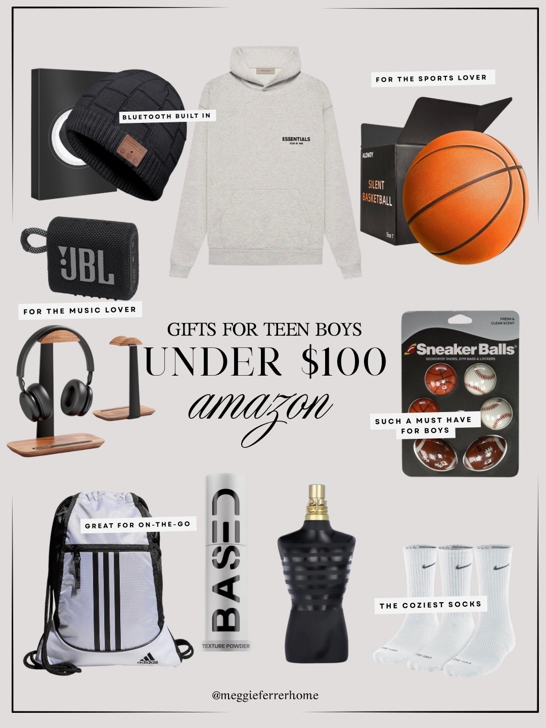 Teen boy gifts are honestly the hardest… but I finally cracked the code this year 🙌
Whether they’re into sports, fashion, gaming, or just want things that are “actually cool,” I rounded up Amazon gift ideas they’ll actually get excited about — all under $100.

From the viral silent basketball to the cologne boys won’t stop asking for, cozy hoodies, JBL speaker, sneaker balls, and more… this list is teen-approved ✔️

#LTKGiftGuide #LTKHoliday #LTKFindsUnder100