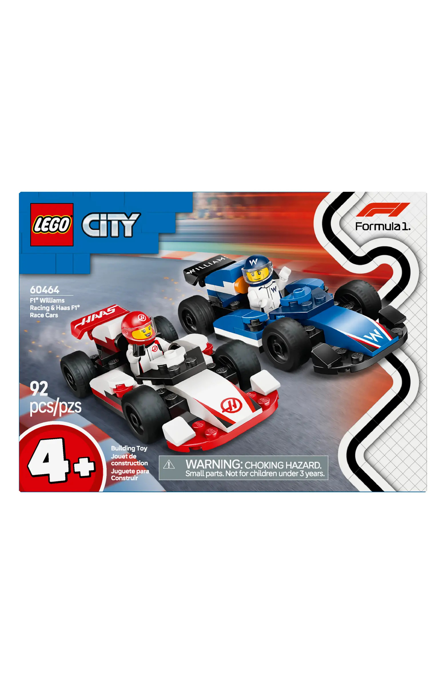 LEGO® 4+ F1® Williams Racing & Haas F1® Race Cars - 60464 | Nordstrom | Nordstrom