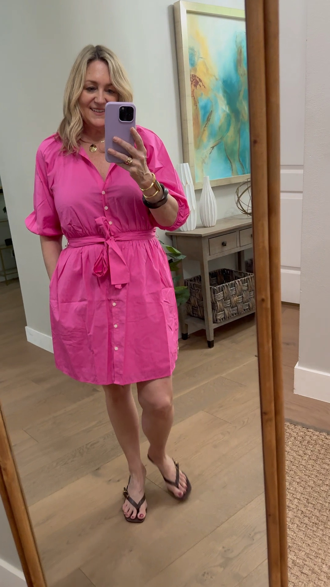 Great pink summer dress.  Easy to dress up or down.  Work outfit, summer outfit

#LTKdayinmylife #LTKootd #LTKSeasonal