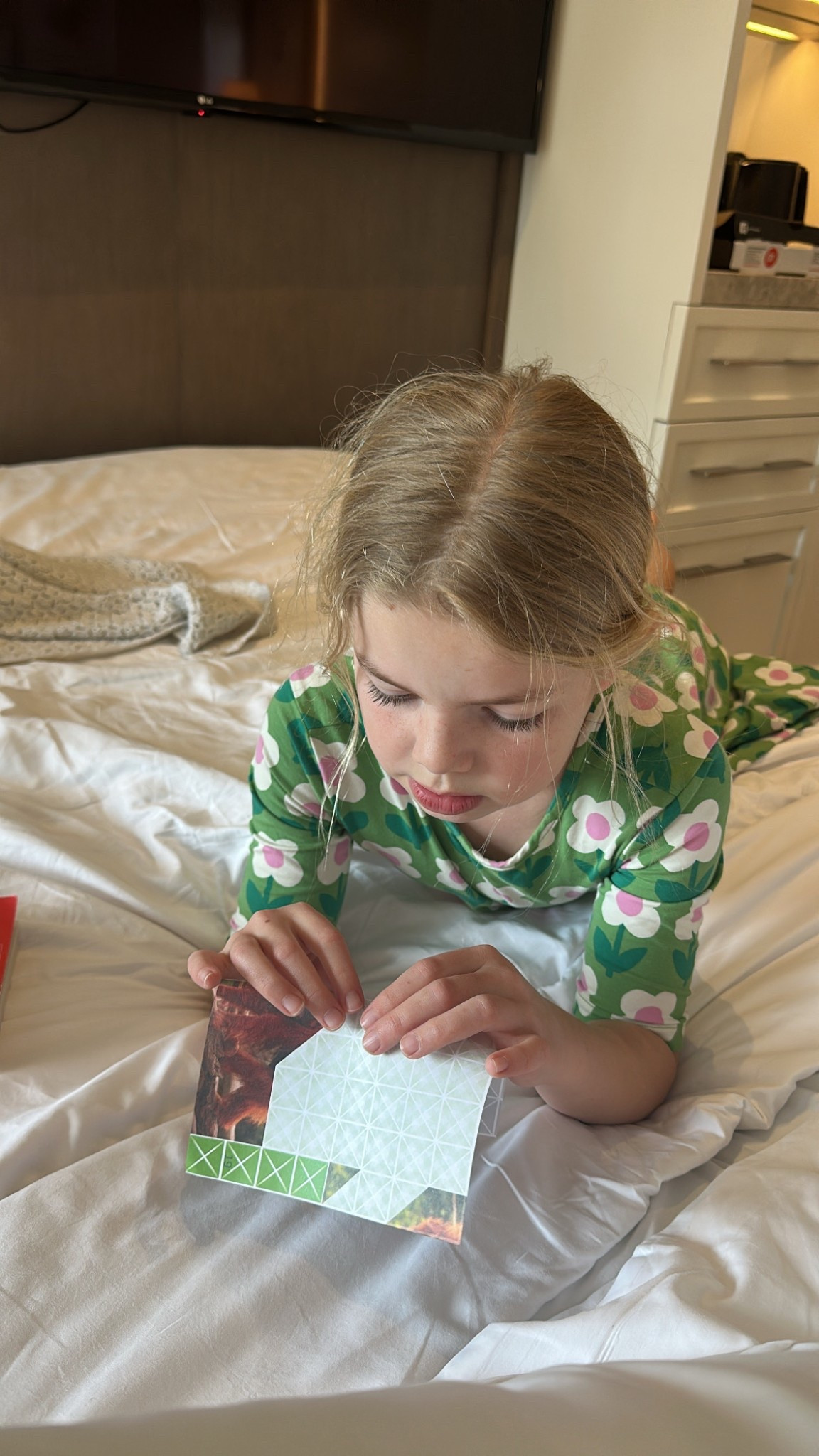 My kids spent SO MUCH TIME doing these folding puzzles on our Australia trip! 