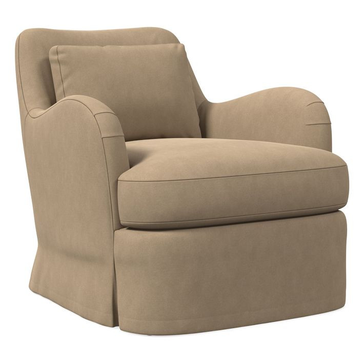 Sophie Skirted Slipcover Chair | West Elm (US)