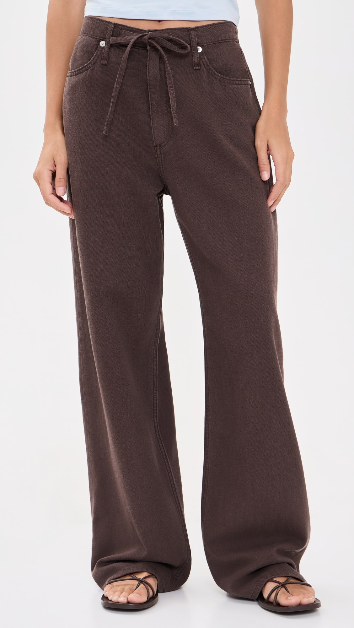 rag & bone Featherweight Phoebe Drawstring Jeans | Shopbop | Shopbop