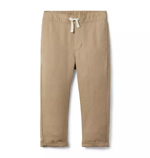 The Linen-Cotton Pull-On Pant | Janie and Jack