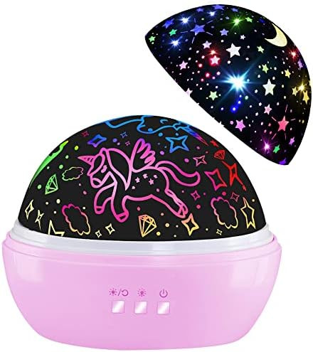 Night Light for Kids,Unicorn Night Light&Star Projector Gifts for Kids Toddlers,Night Light Projecto | Amazon (US)
