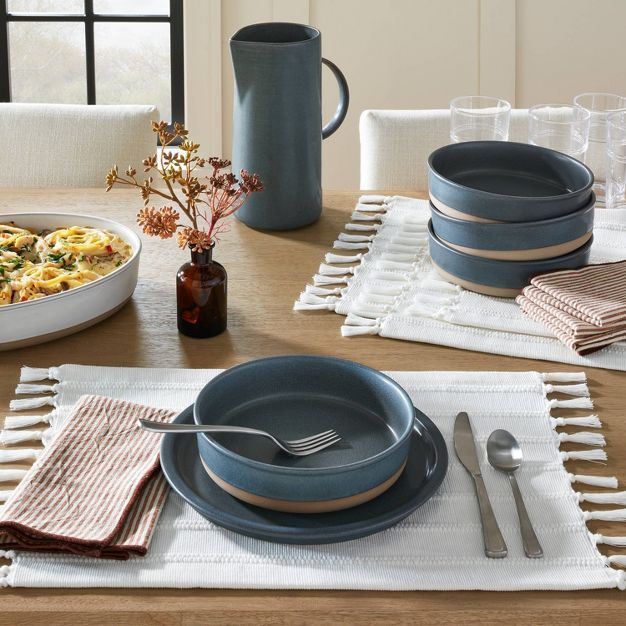 Modern Rim Stoneware Pasta/Grain Bowl - Hearth & Hand™ with Magnolia | Target