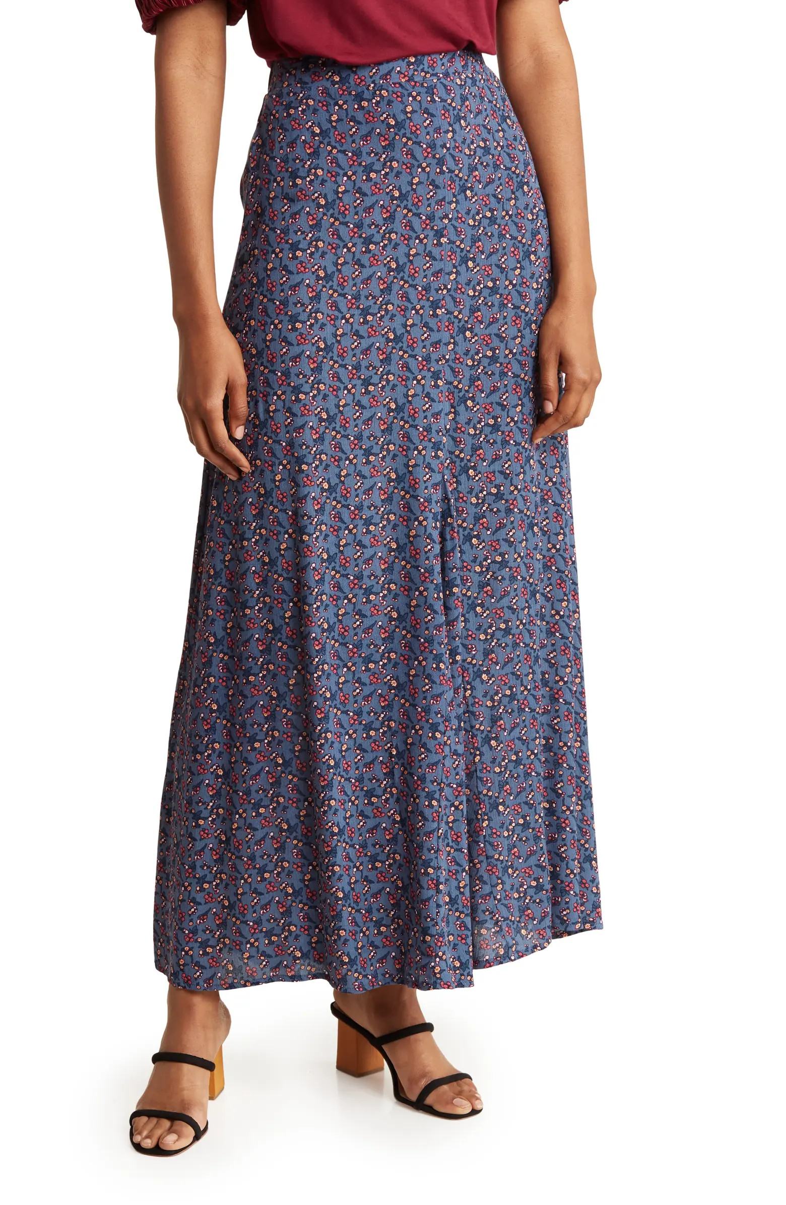 Godet Maxi Skirt | Nordstrom Rack