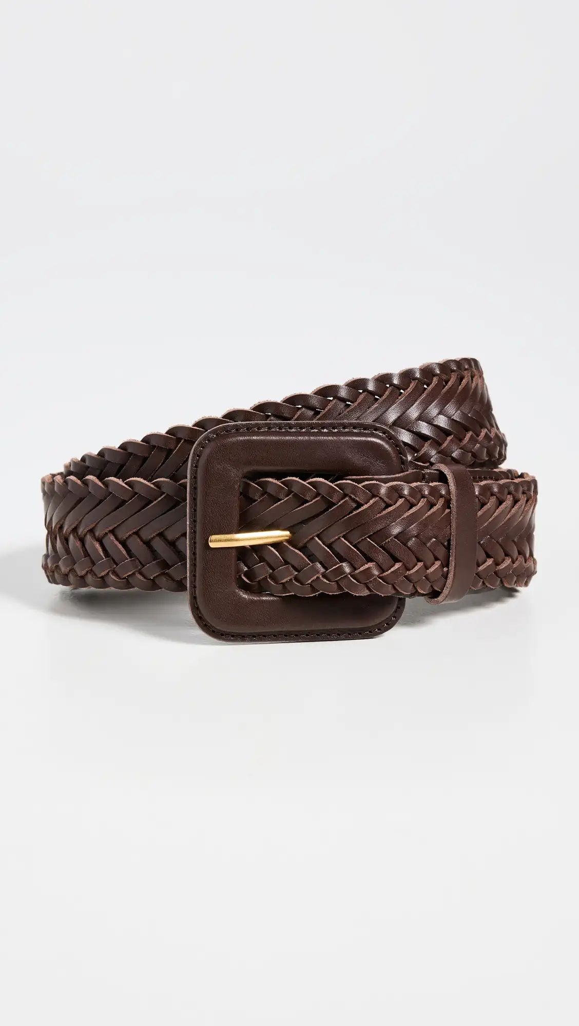 Loeffler Randall Oliver Thin Woven Leather Belt | Shopbop | Shopbop