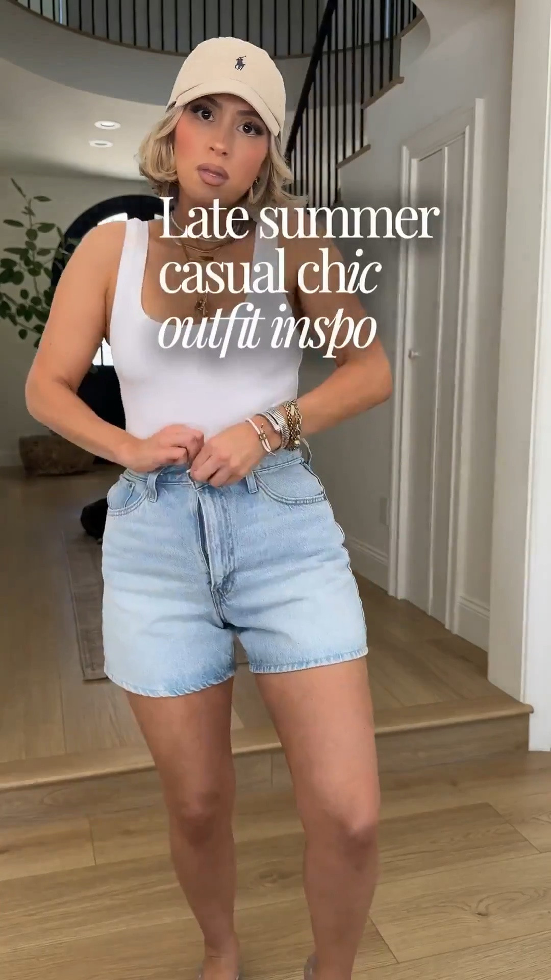 Early fall casual chic ✨

Size 27 in shorts 
Small in blazer! Make sure you cuff the leaves on the blazer to personalize it a bit more .

#LTKgrwm #LTKootd #LTKU