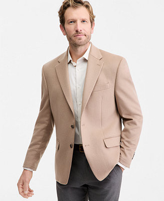 Men's Wool Cashmere Blend Luxury Classic-Fit Sport Coat | Macy's