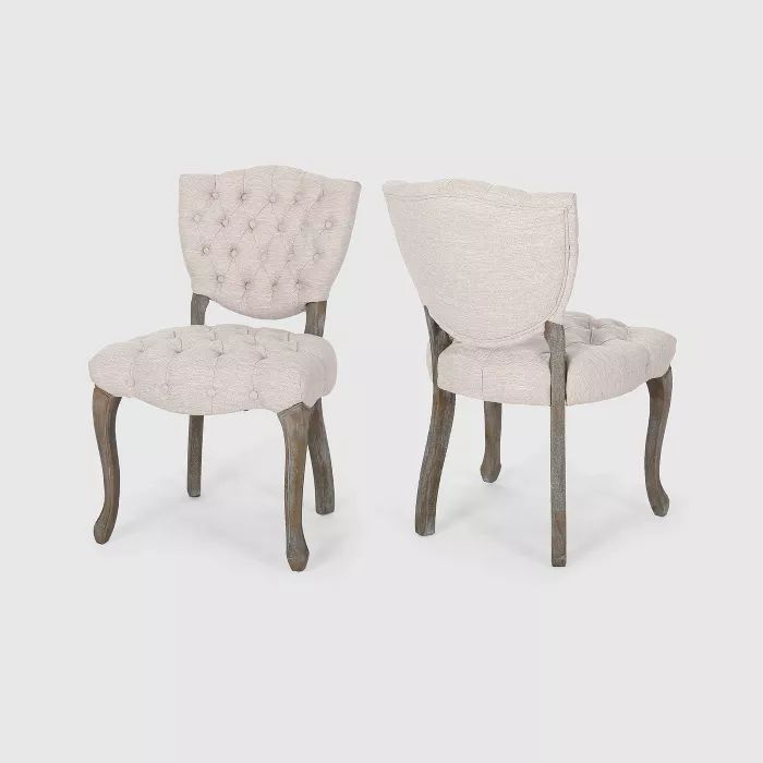 Set of 2 Crosswind Tufted Dining Chair - Christopher Knight Home | Target