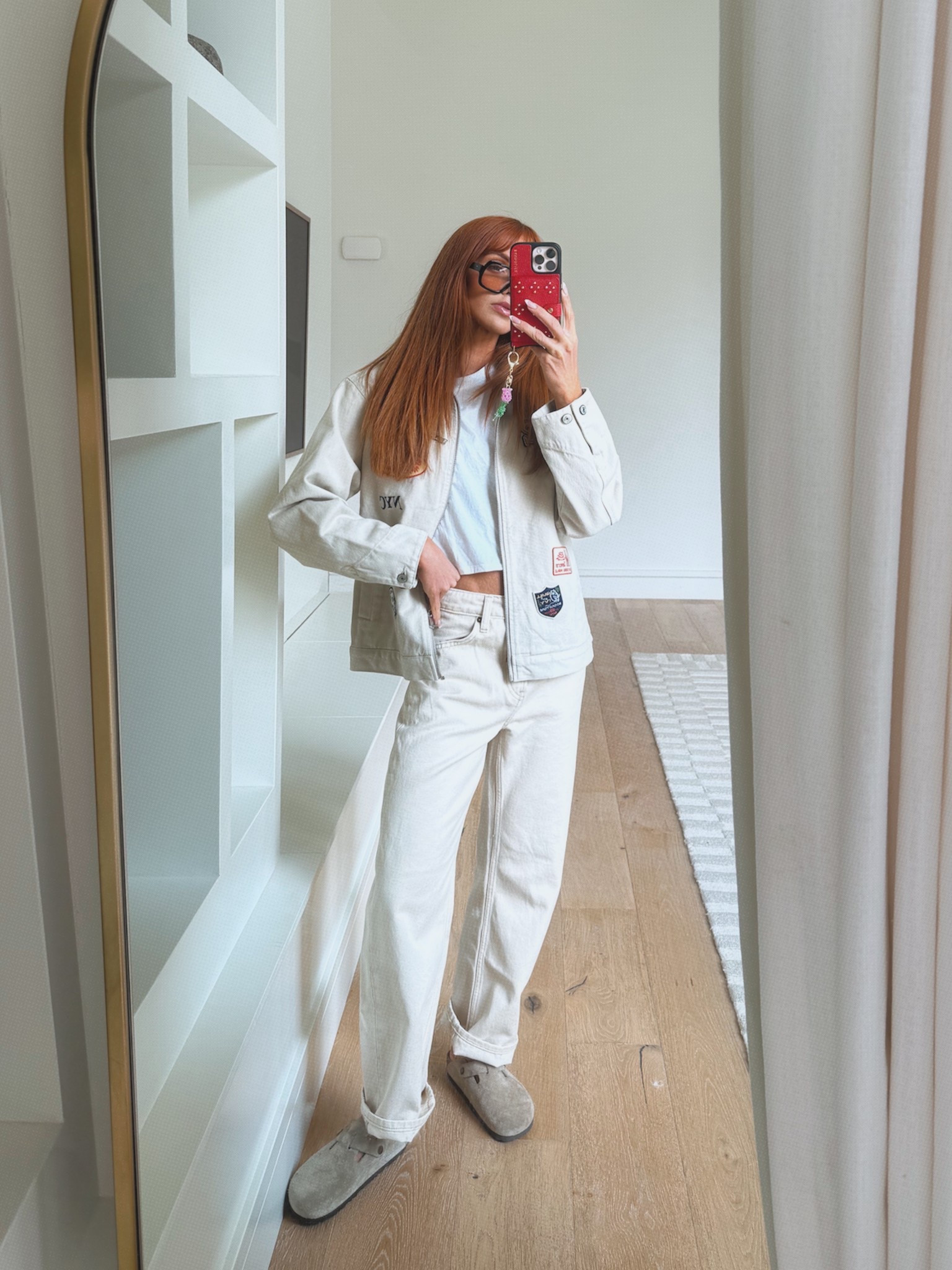 Light denim for Spring . Jeans are 50% off right now! 