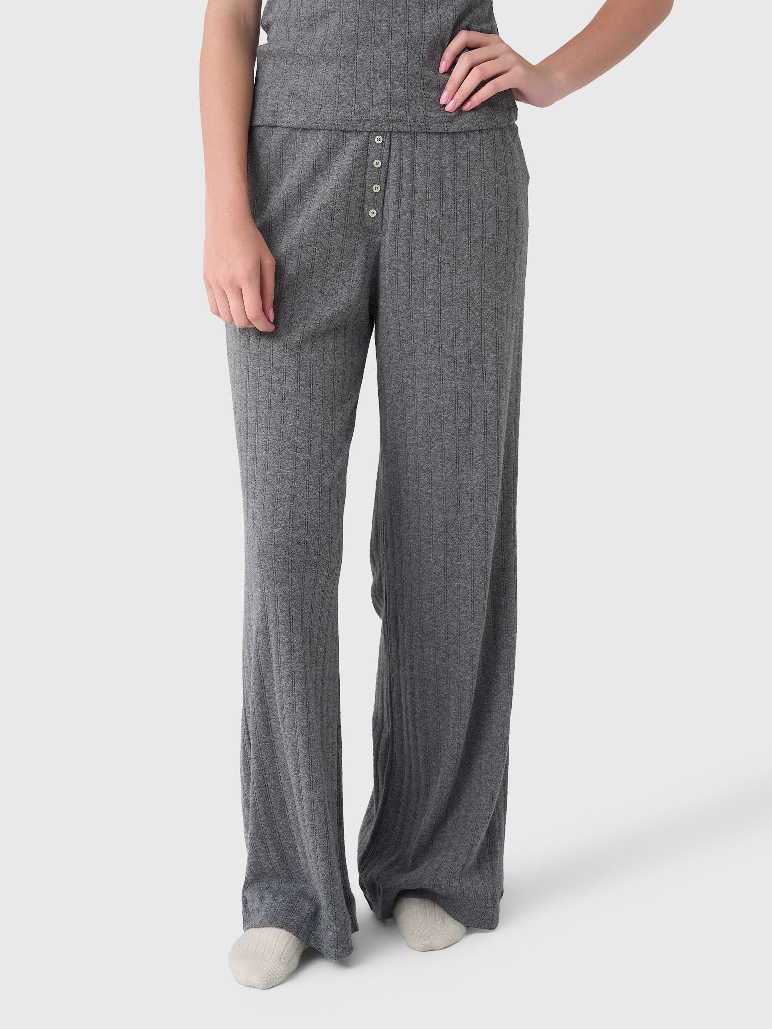 LESET
                      
                     Women's Pointelle Boxer Pant | Saint Bernard