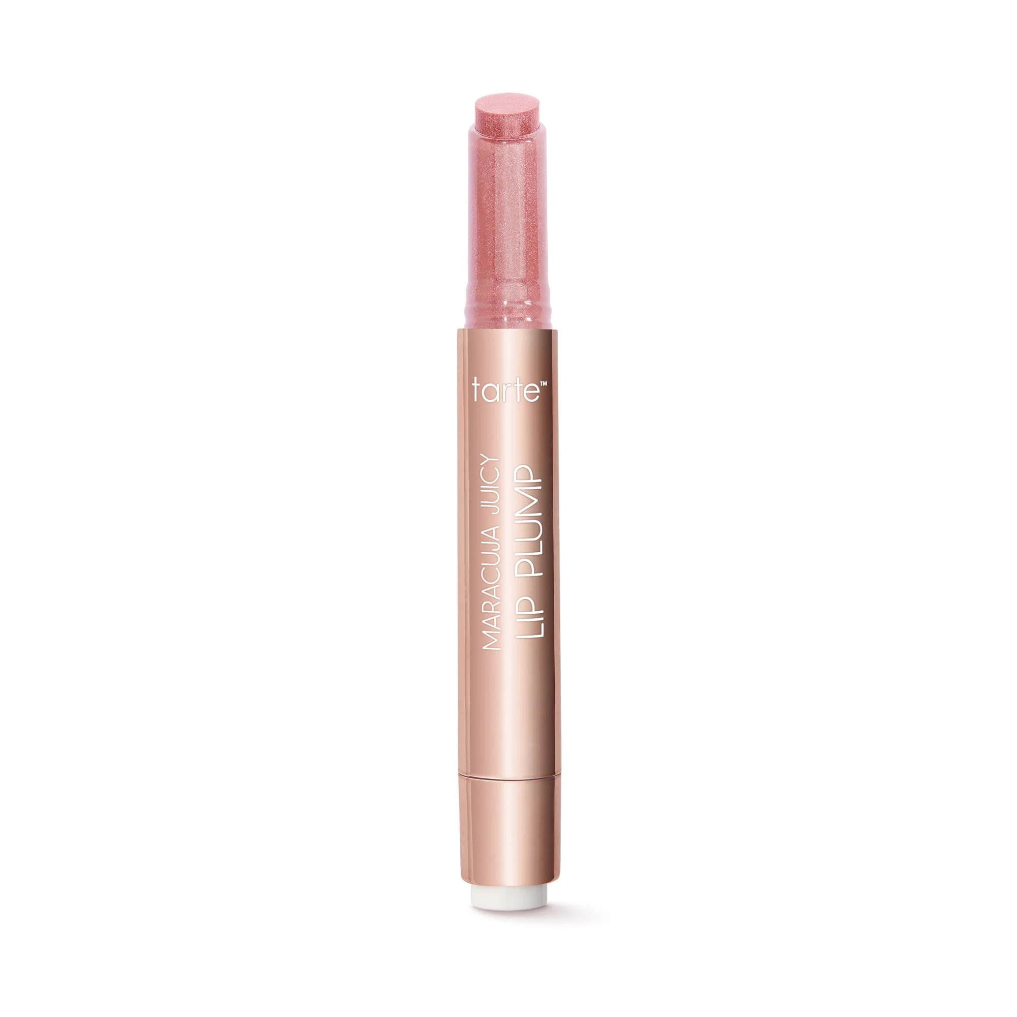 maracuja juicy shimmer glass lip plump - rose quartz shimmer glass | tarte cosmetics (Global)