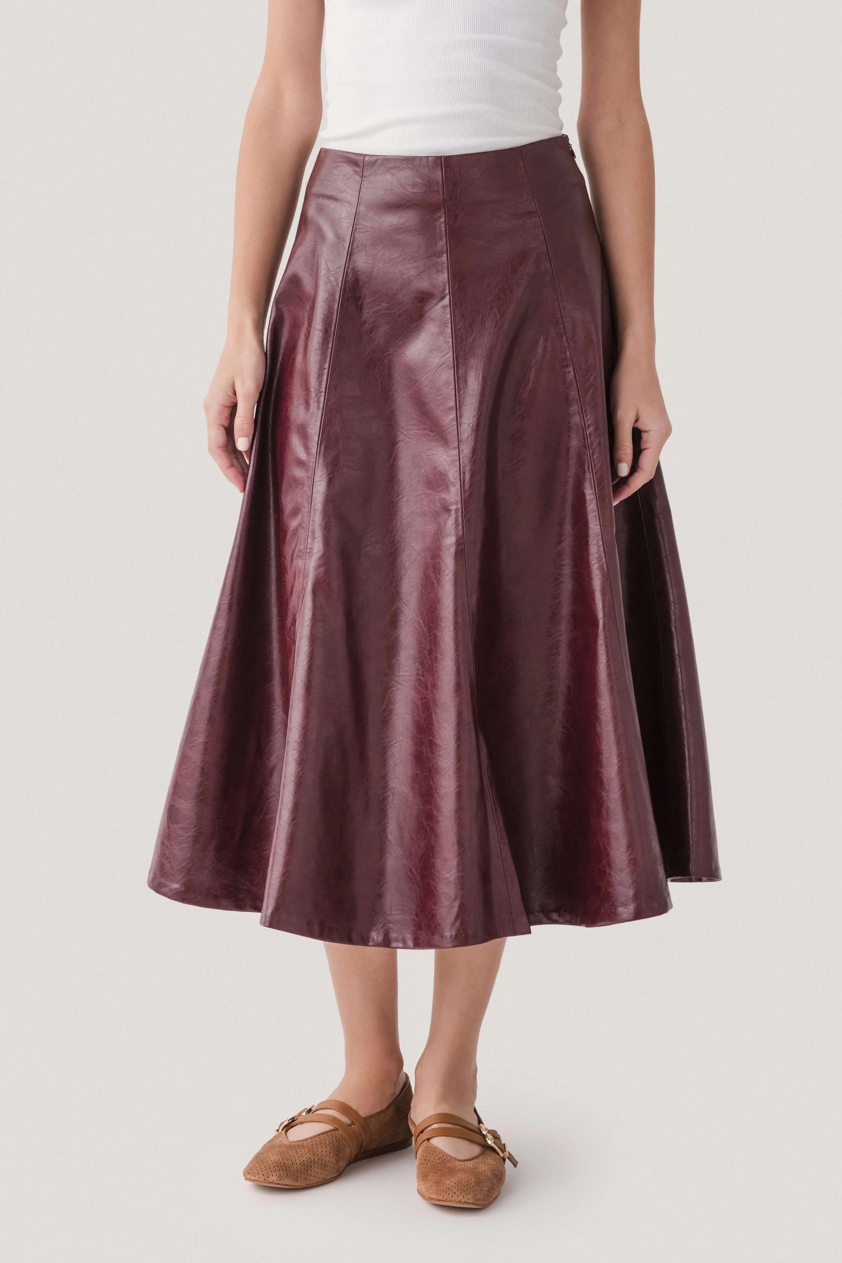 Lucy Paris Oleksa Pleated Skirt | Social Threads