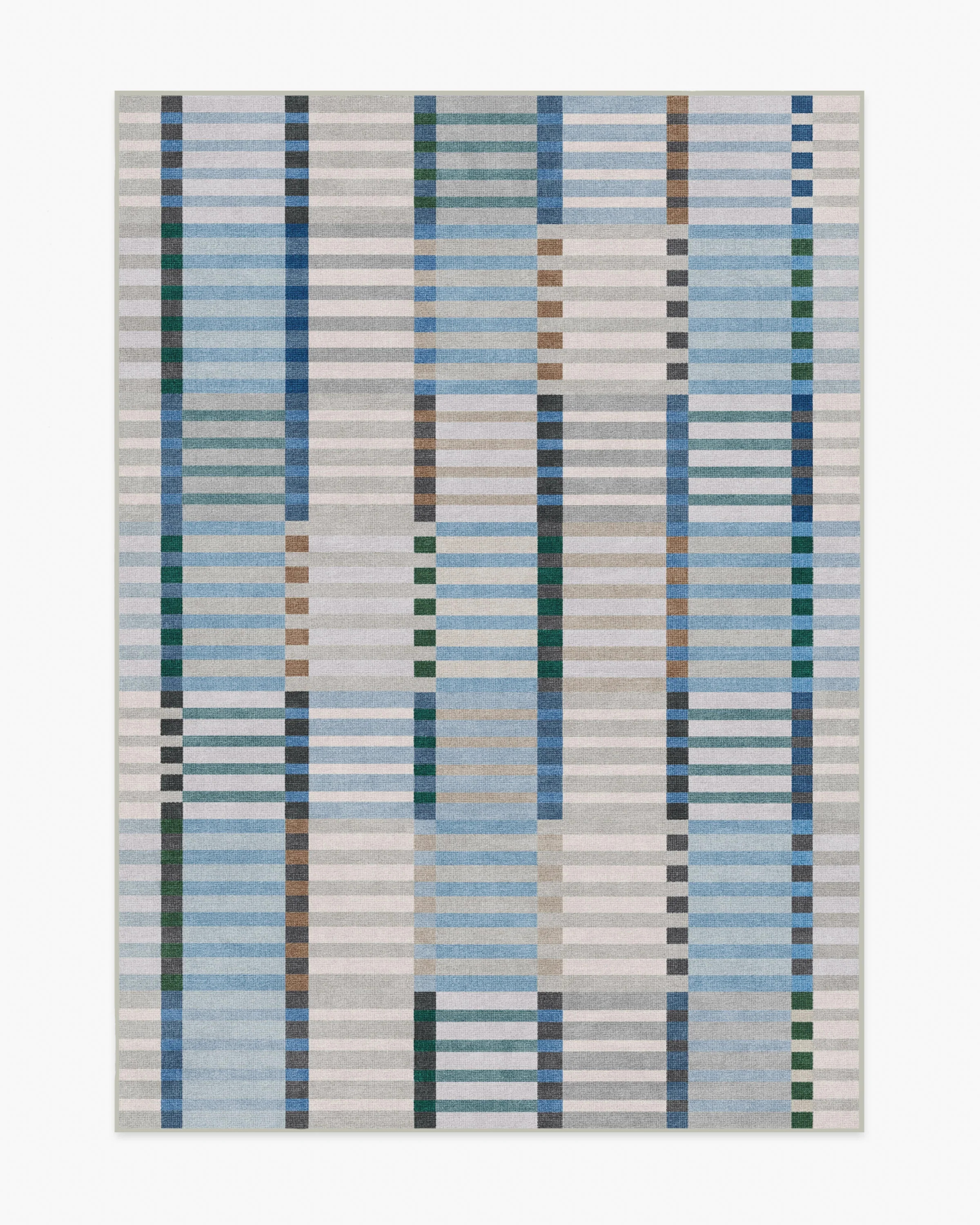 Quincy Soft Blue Rug | Ruggable