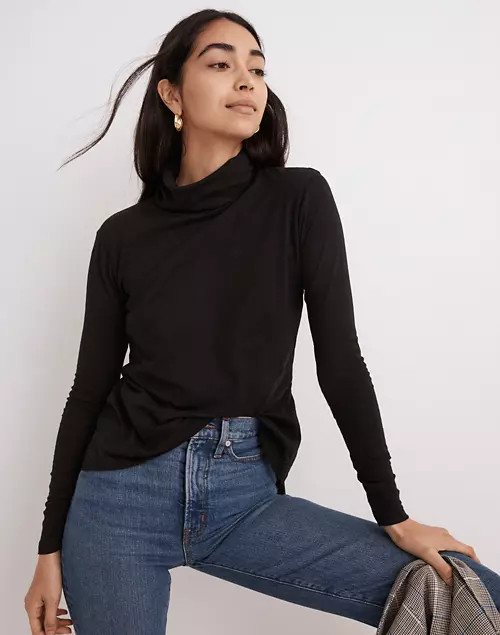 Whisper Cotton Turtleneck | Madewell