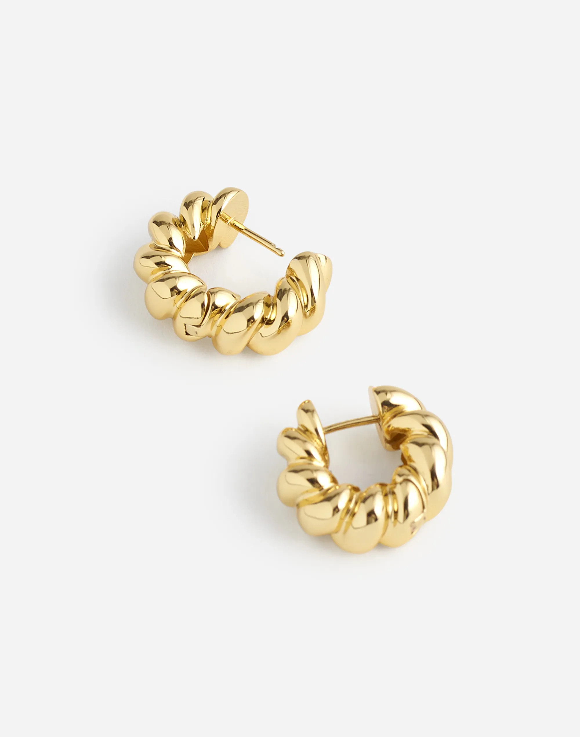 Chunky Rope Hoop Earrings | Madewell