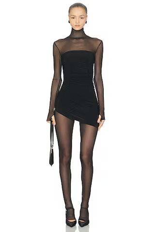 Long Sleeve Turtleneck Strapless Diana Pickleball Dress | FWRD 