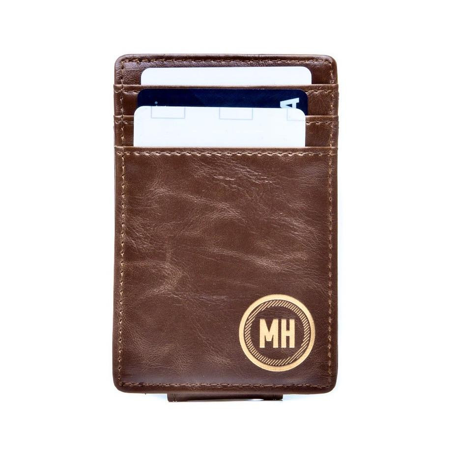 Money Clip Wallet: Circle | Swanky Badger