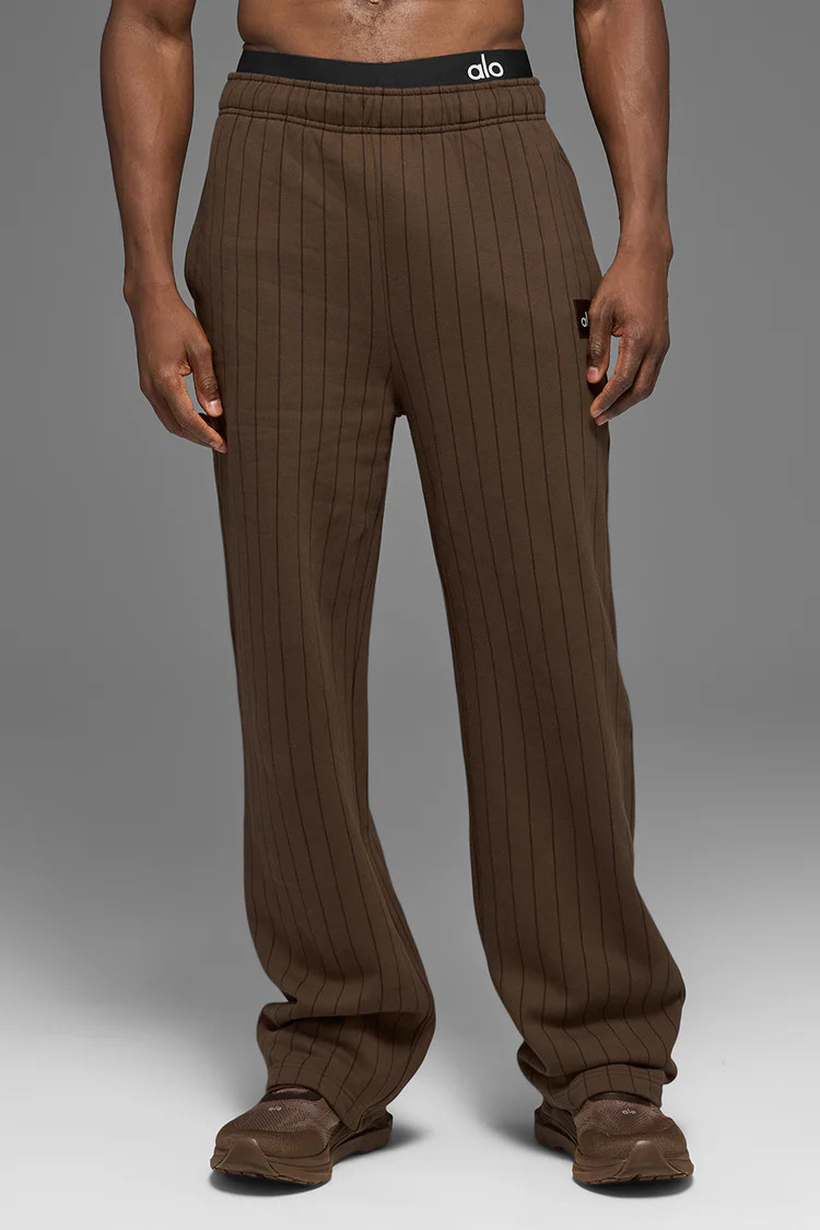 Pinstripe Straight Leg Sweatpant | Alo Yoga