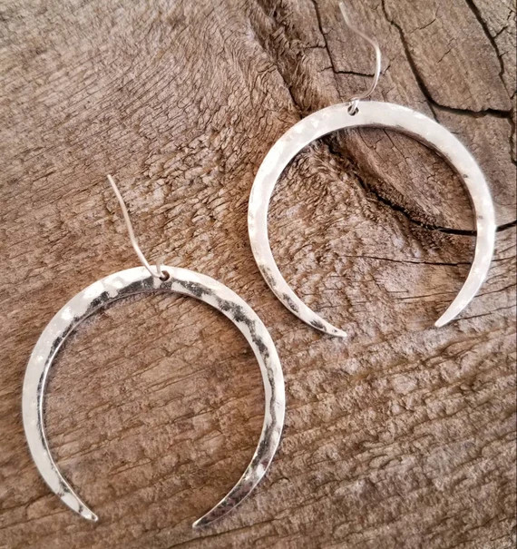 Crescent Earrings | Etsy (US)
