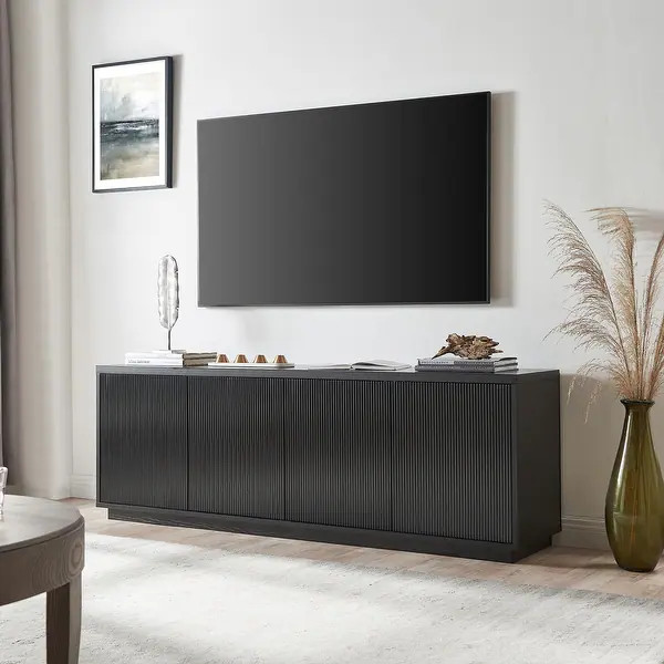 Hanson Rectangular TV Stand for TV's up to 75" - Bed Bath & Beyond - 36959163 | Bed Bath & Beyond