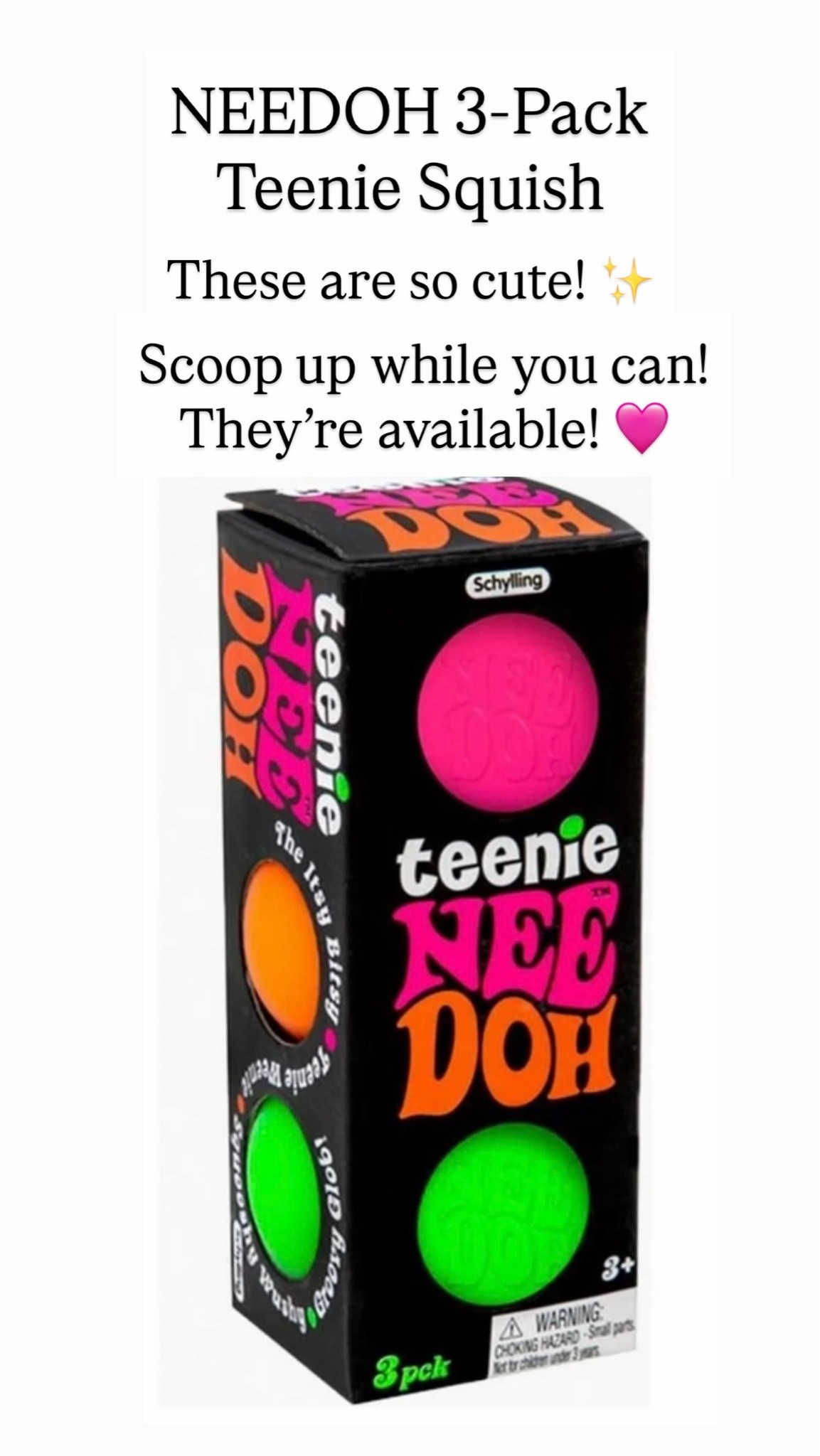 NEEDOH teenie squish 3-pack

#LTKKids