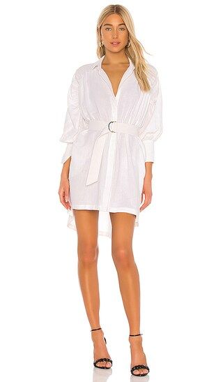 L'Academie The Scarlet Mini Dress in White. - size S (also in M) | Revolve Clothing (Global)