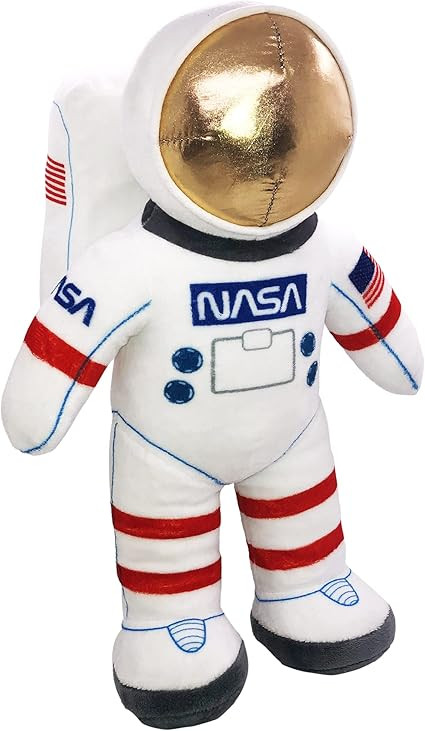 12” Plush Toy Astronaut Figurine, Realistic Astronaut Plush Toy with NASA & USA Flag Arm Patche... | Amazon (US)