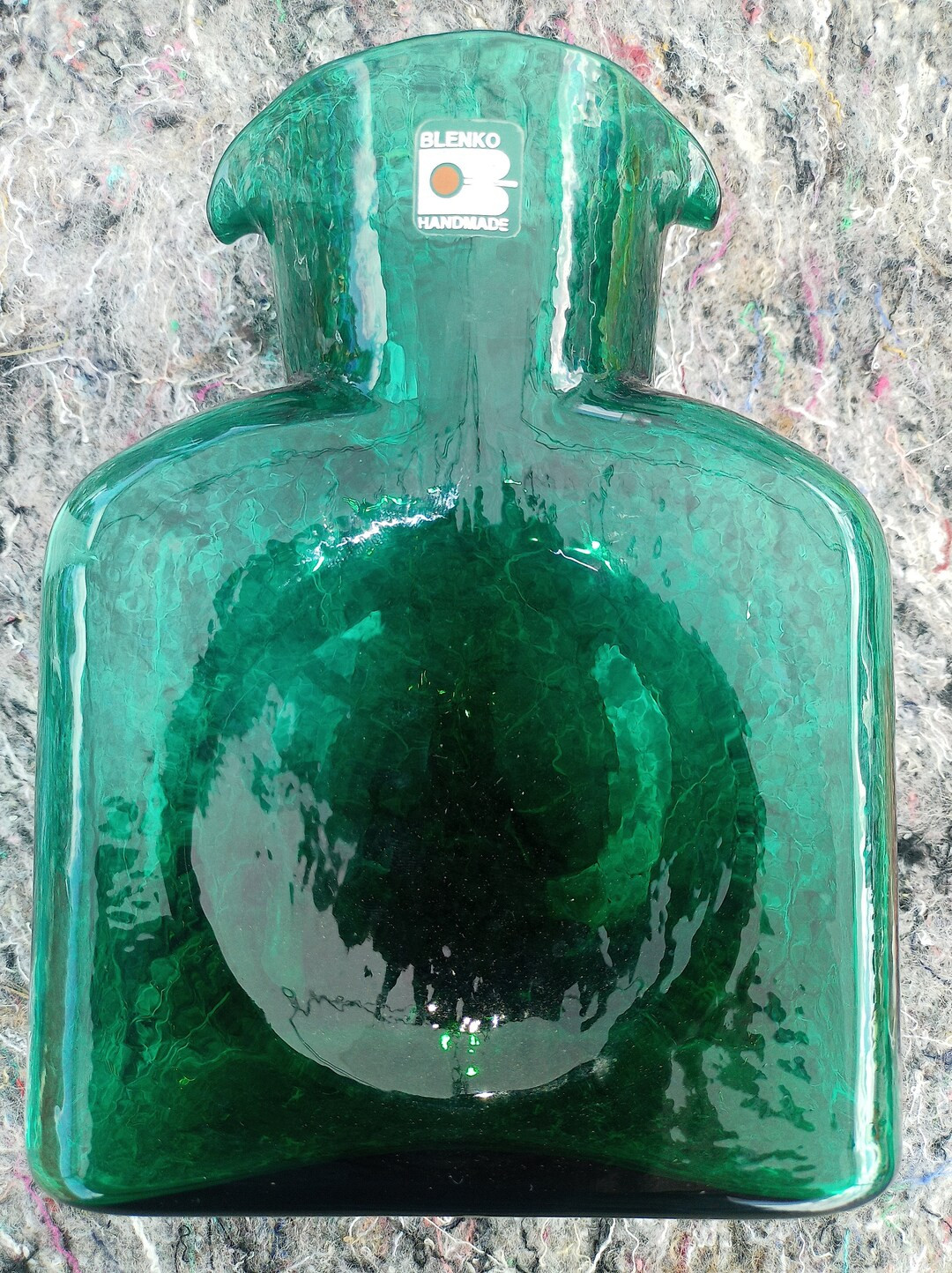 Vintage Collectable Blenko Green Water pitcher | Etsy (US)