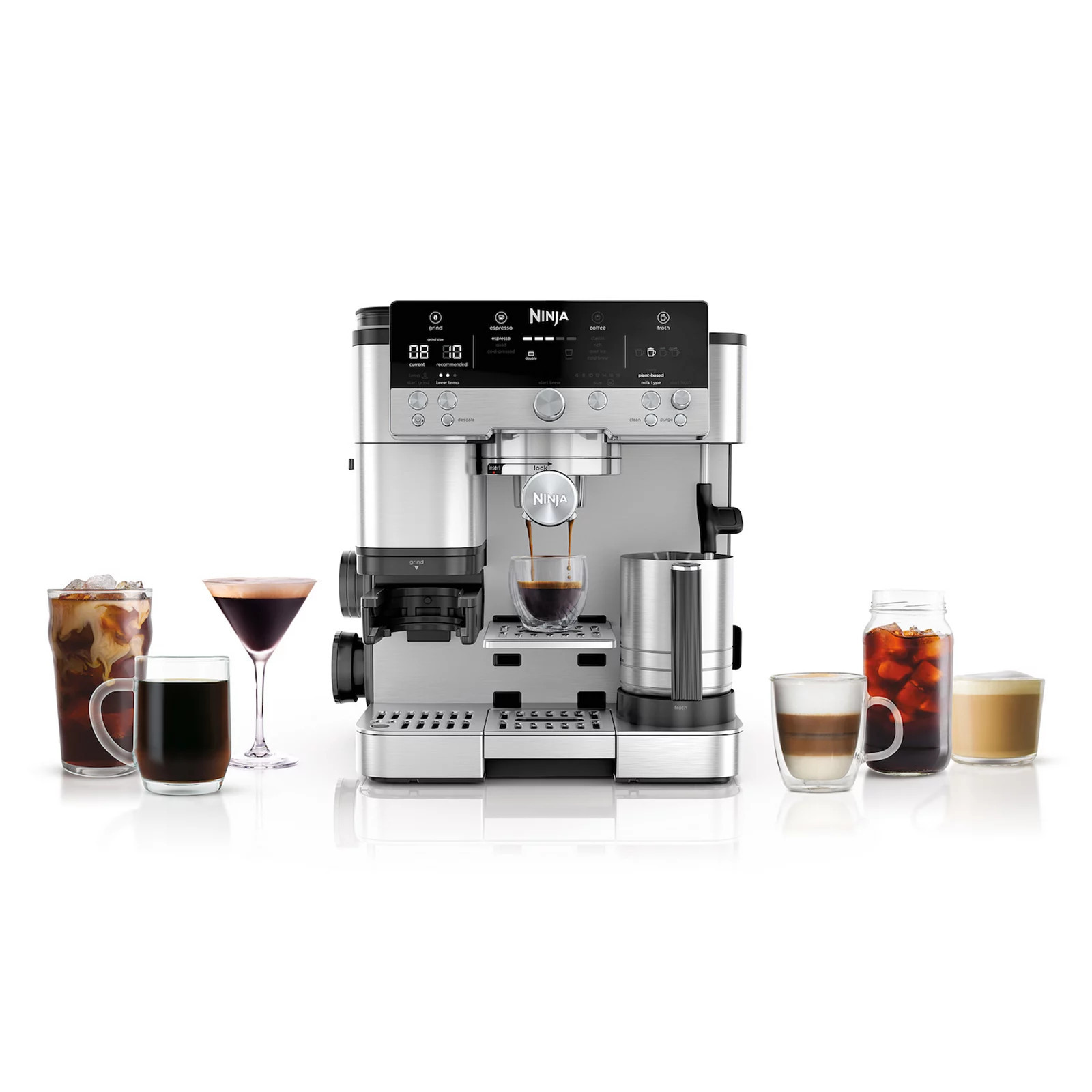 Ninja Luxe Café Premier Series 3-in-1 Espresso, Coffee and Cold Brew Machine, Black | Kohl's