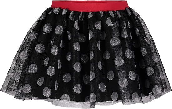 Disney Minnie Mouse T-Shirt Tulle Tutu Skirt Ear Headband Set | Amazon (US)