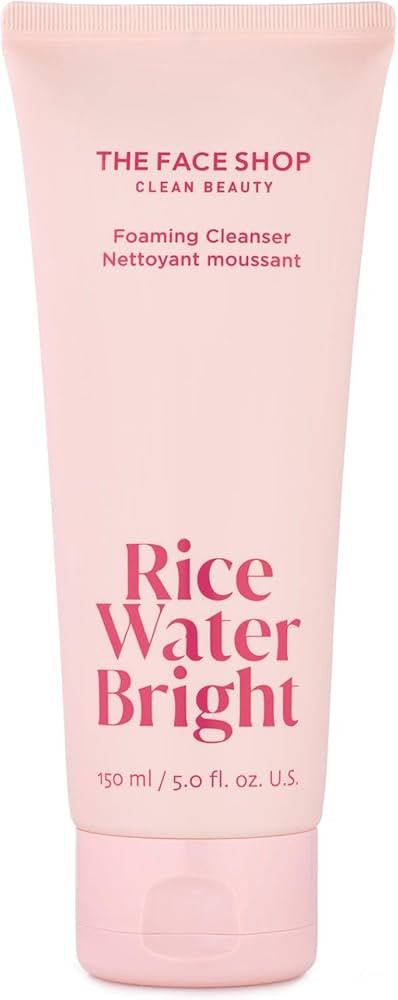 THE FACE SHOP Rice Water Bright Foaming Cleanser | Vegan| Brightening | Rice Water | Hydrating | ... | Amazon (US)