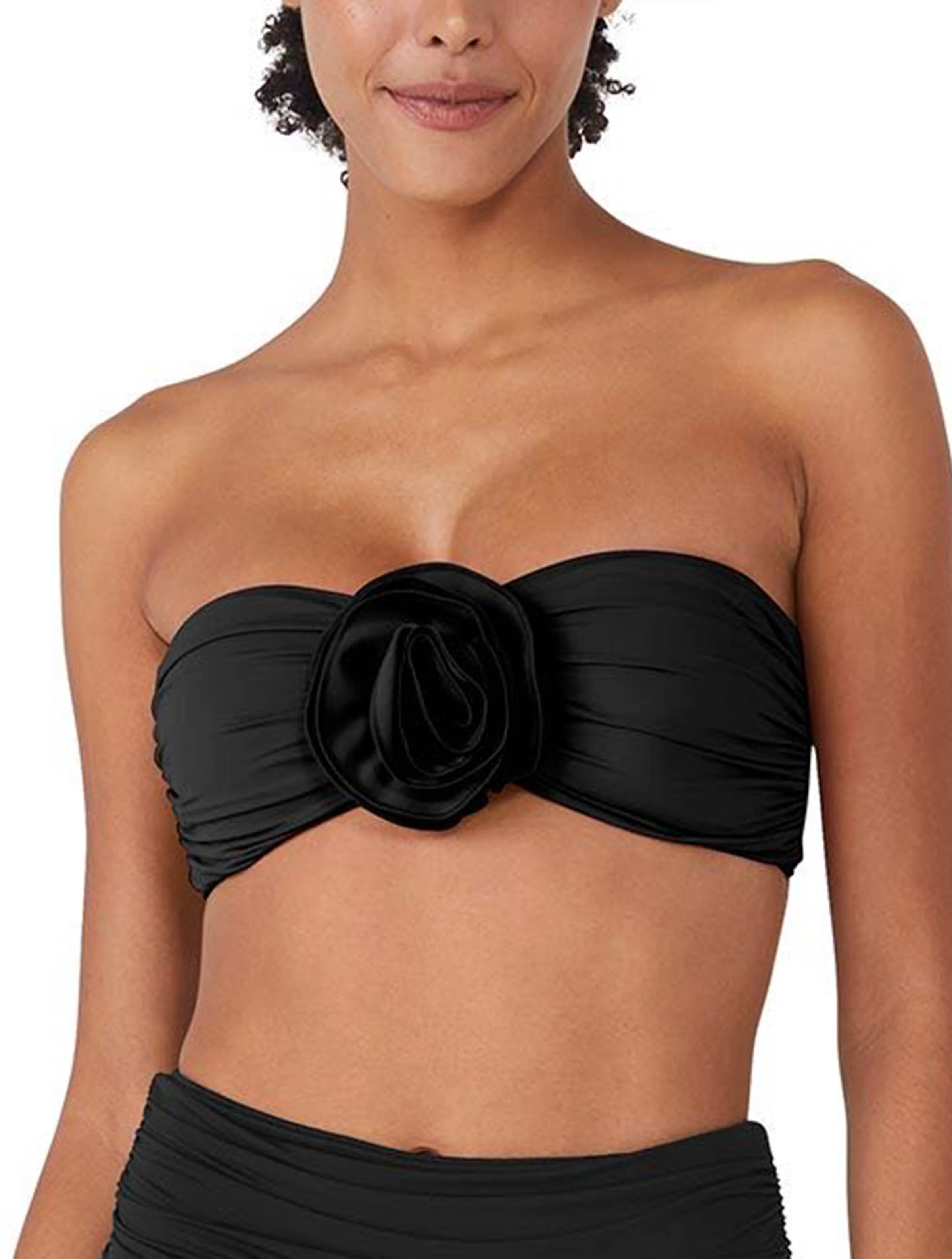 Kate Spade Bandeau Bra Bikini Top - Rosette Solids | Beach2Ocean