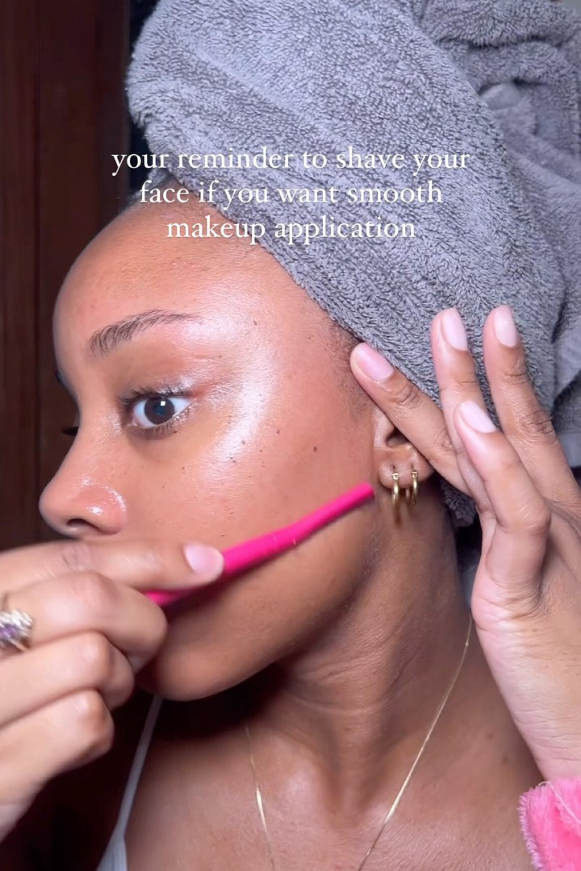 Face shaving is the secret to flawless application! 

#LTKBeauty #LTKVideo
