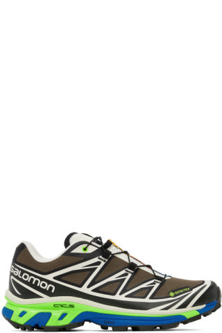 Salomon - SSENSE XX Brown XT-6 GTX Sneakers | SSENSE