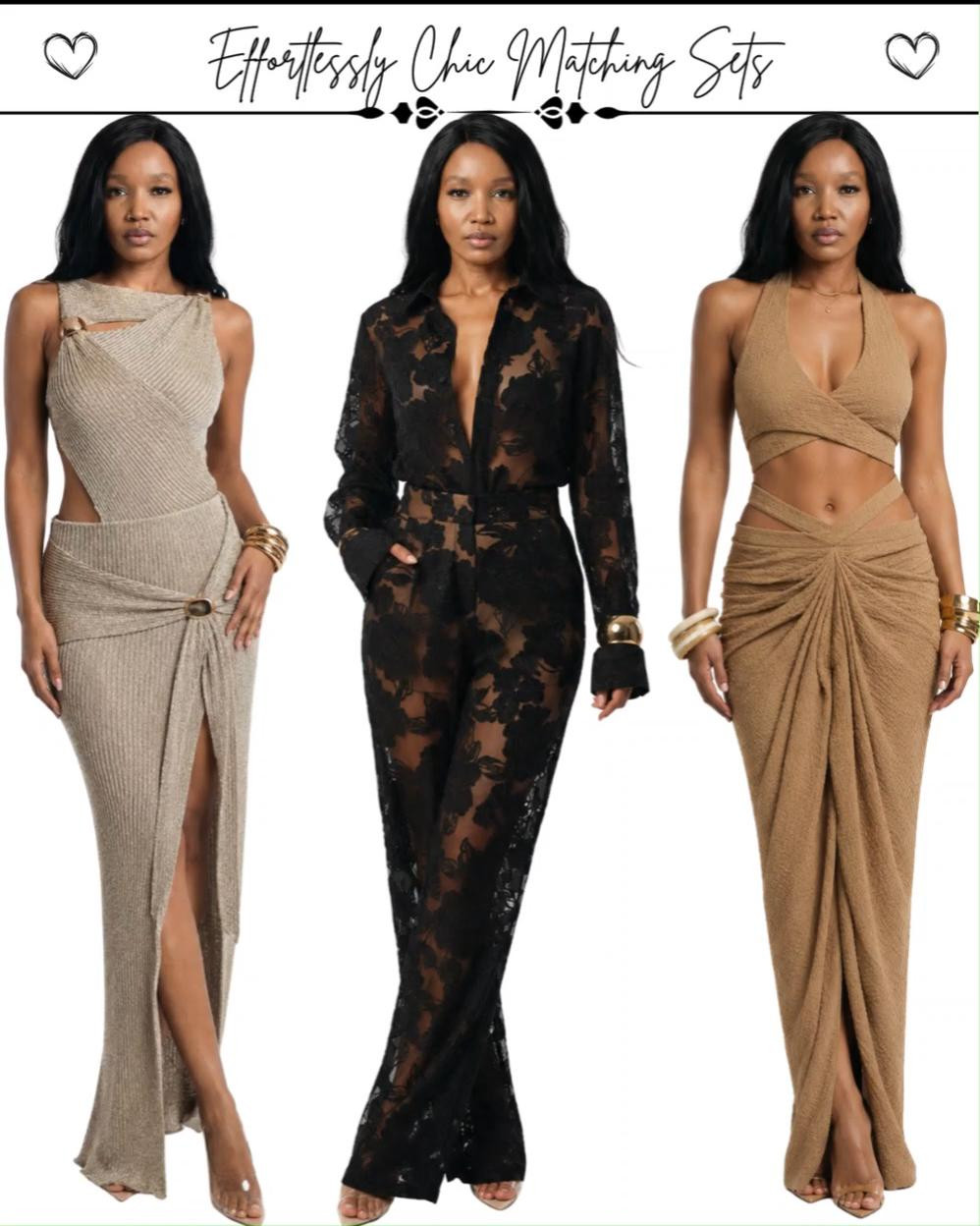 Matching sets really are the shortcut to looking effortlessly put together and classy 🤍 Timeless silhouettes, effortless tailoring, and that quietly luxurious feel that never goes out of style. One outfit, zero overthinking, and somehow you look like you have your life together. Which one are you adding to your wardrobe first? ✨

#matchingsets #twopieceset #coordinatedset #classystyle #elegantstyle 

 #LTKMidsize #LTKPetite #LTKPlusSize