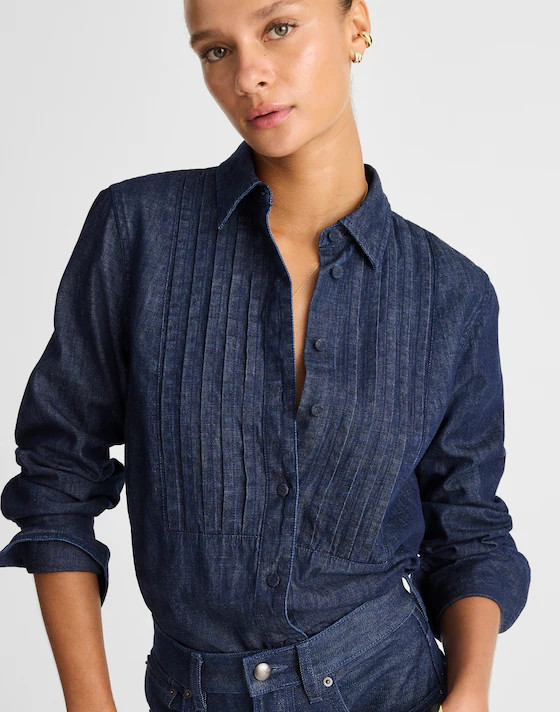 Denim Tuxedo Shirt | Madewell