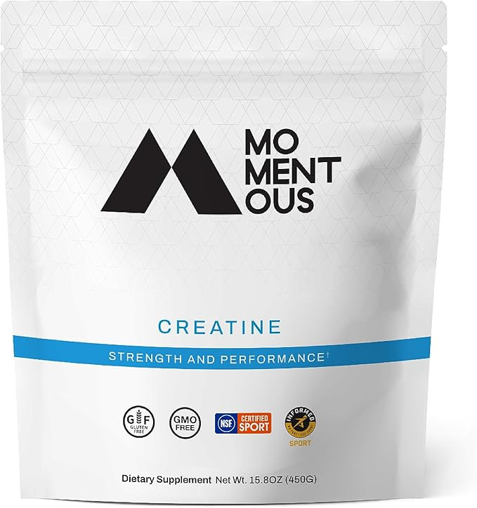 Momentous Creatine, Performance Creatine Monohydrate Powder, 90 Servings (5 Grams Per Serving) | Amazon (US)