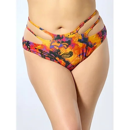 Hot Girl Summer by Megan Thee Stallion Women s Sunset Butterfly Bikini Bottoms Sizes XS-XXL | Walmart (US)