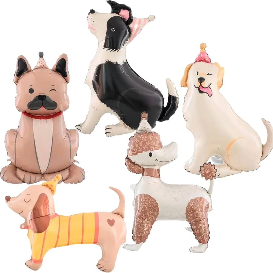 Dog Balloons Puppy Balloons Dog Birthday Party Decorations Puppy Party Decorations Two Let The Do... | Amazon (US)