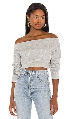 MAJORELLE Martine Sweater in Heather Grey from Revolve.com | Revolve Clothing (Global)