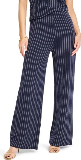 NIC+ZOE Destination Stripe Wide Leg Knit Pants | Nordstrom | Nordstrom