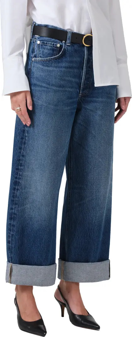 Ayla High Waist Baggy Wide Leg Jeans | Nordstrom